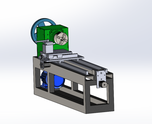 数控车床v1有4个刀具，主轴功率2.2kw，工作面积250x1000mm缩略图